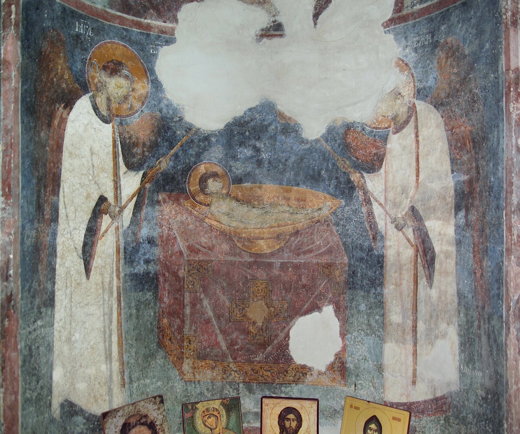 Небесная литургия фреска