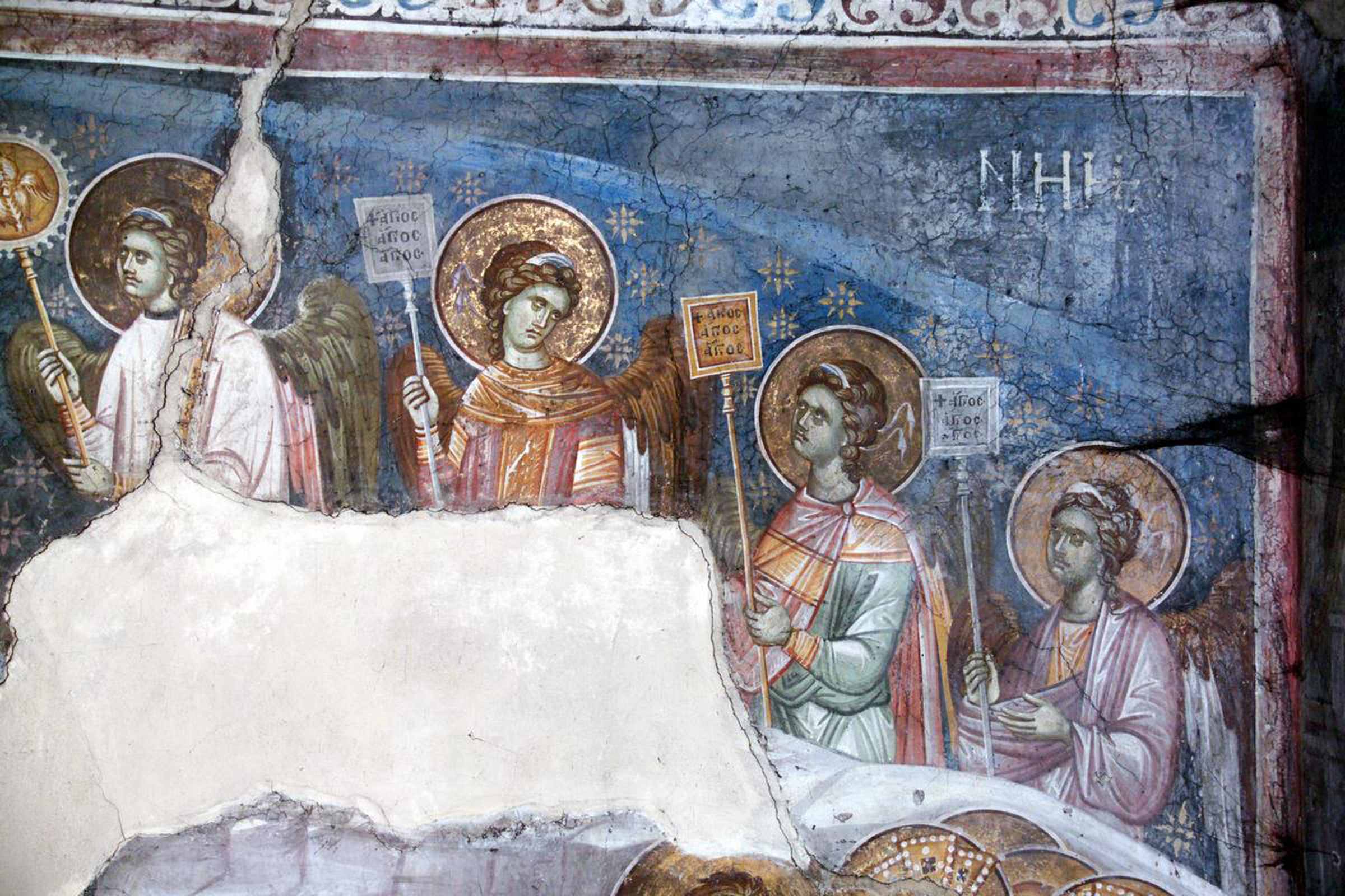Небесная литургия фреска