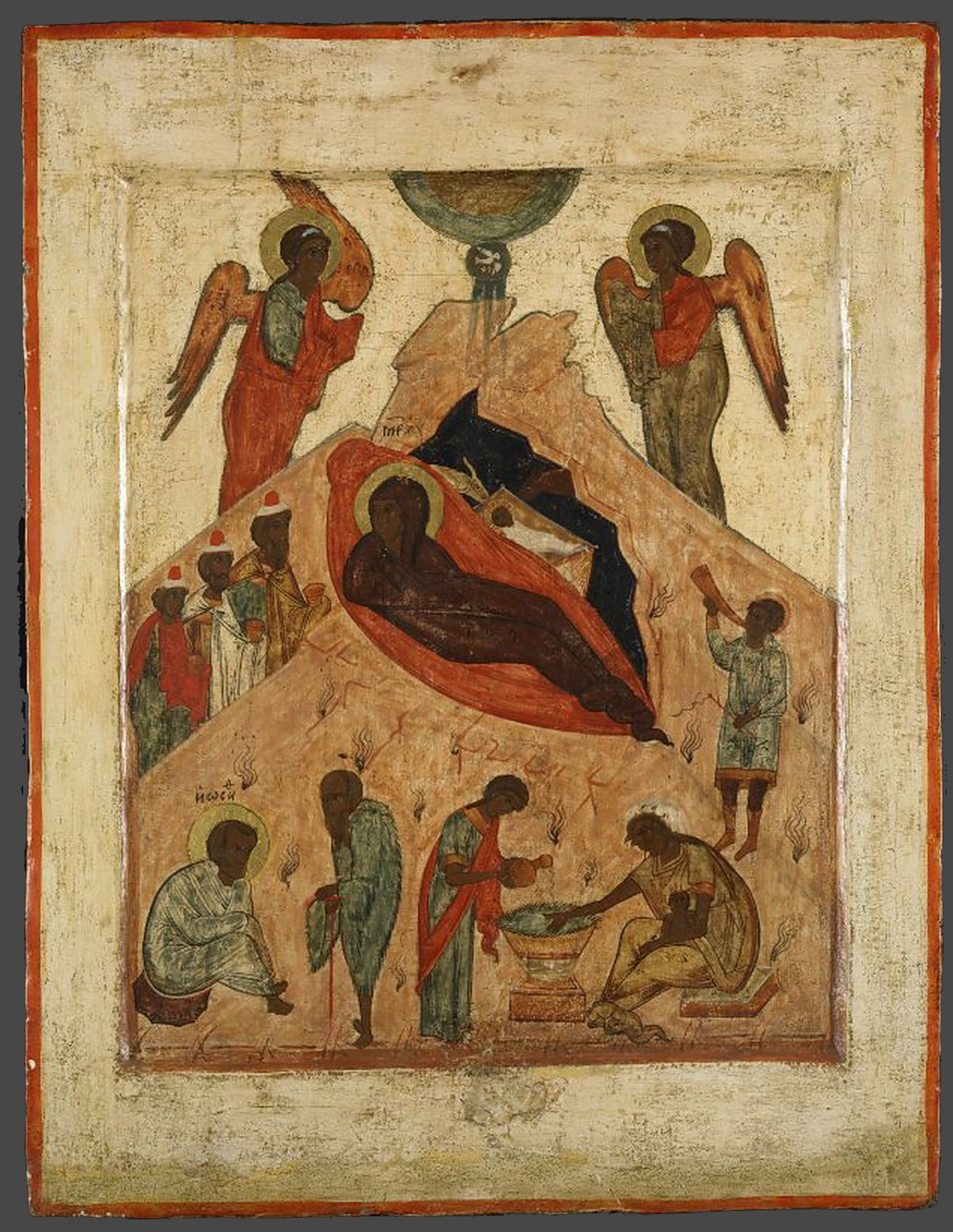 Огромная икона картина четыре метра длиной написанная в середине xvi века
